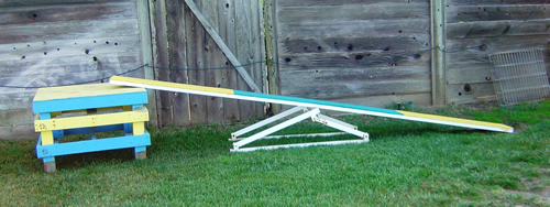 Teeter Propped on table